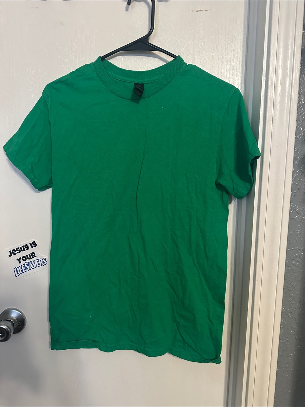 Gildan Short Sleeve Crew Neck Tee in Green